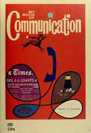 Cover of: My book of communication
