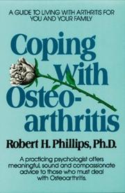 Cover of: Coping with osteoarthritis by Phillips, Robert H.