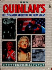 Cover of: Quinlan's illustrated registry of film stars