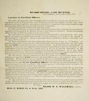 Cover of: Circular to enrolling officers by Alabama. Commandant of Conscripts