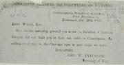 Cover of: Letter to Robert White from George W. Randolph, Secretary of War, in regard to the enlistment of men in the conscript ages