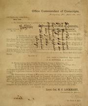 General order, no. 14 by Alabama. Office Commandant of Conscripts