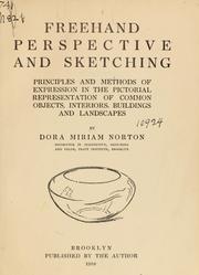 Cover of: Freehand perspective and sketching: principles and methods of expression in the pictorial representation of common objects, interiors, buildings and landscapes