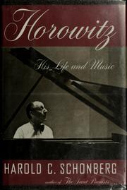 Cover of: Horowitz by Harold C. Schonberg