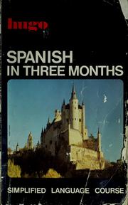 Cover of: Spanish in three months