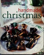 Cover of: Country living handmade Christmas