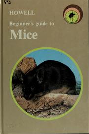 Howell beginner's guide to mice, including fancy rats by John Coborn