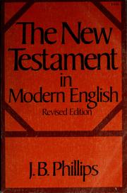 Cover of: The New Testament in modern English