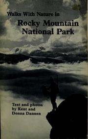 Cover of: Walks with Nature in Rocky Mountain National Park