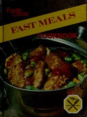Cover of: Fast meals cookbook
