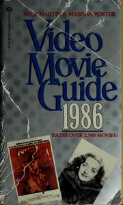 Cover of: Video movie guide, 1986