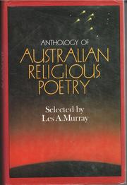 Cover of: Anthology of Australian Religious Poetry