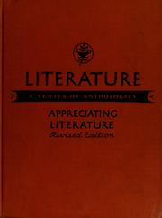 Cover of: Literature: a series of anthologies by E. A. Cross