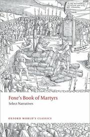 Cover of: Foxe's Book of martyrs by John Foxe