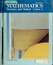 Cover of: Mathematics, structure and method
