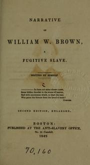 Cover of: Narrative of William W. Brown, a fugitive slave by William Wells Brown