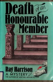 Cover of: Death of an honourable member