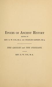 Cover of: The Greeks and the Persians.