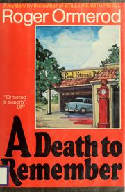 Cover of: A death to remember