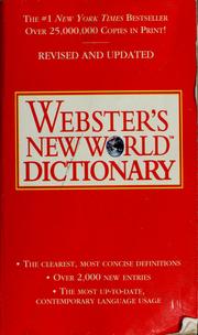 Cover of: Webster's New World dictionary