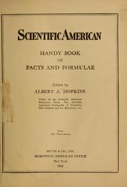 Cover of: Scientific American handy book of facts and formulae by Albert A. Hopkins