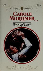 Cover of: War of Love