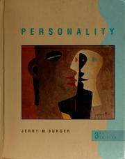 Personality by Jerry M. Burger