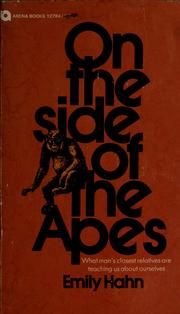 Cover of: On the side of the apes