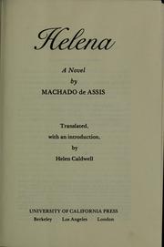 Helena by Machado de Assis, Helen Caldwell