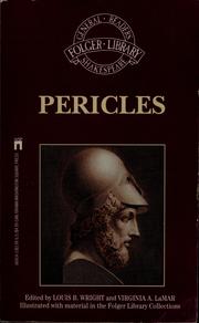 Cover of: Pericles, Prince of Tyre. by William Shakespeare