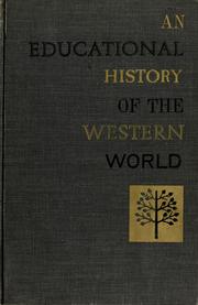 Cover of: An educational history of the Western World