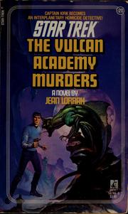 Cover of: The Vulcan Academy murders