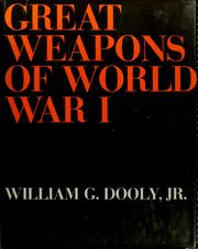 Cover of: Great weapons of World War I
