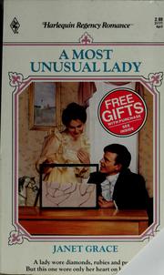 Cover of: A Most Unusual Lady