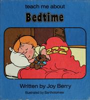 Cover of: Teach me about bedtime