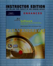 Cover of: A+ guide to software managing, maintaining, and troubleshooting