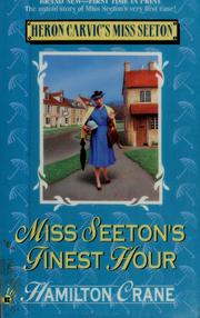 Cover of: Miss Seeton's finest hour