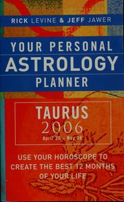 Cover of: Your Personal Astrology Planner 2007: Taurus: April 20-may 20