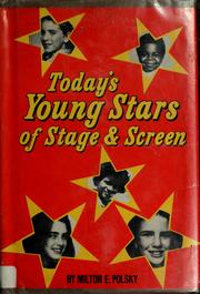 Cover of: Today's young stars of stage and screen