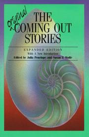 Cover of: The Original Coming out stories