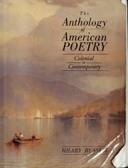 Cover of: The anthology of American poetry