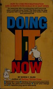 Cover of: Doing it now