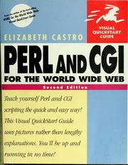 Cover of: Perl and CGI for the World Wide Web: Visual Quickstart Guide