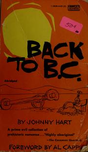 Cover of: Back to B. C.