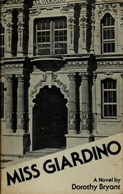 Cover of: Miss Giardino: a novel