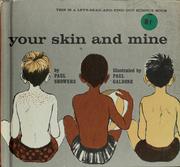 Cover of: Your skin and mine