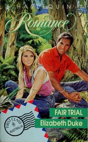 Cover of: Fair trial