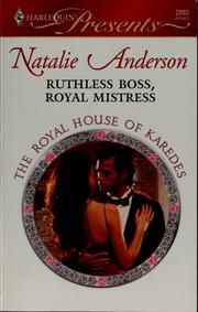 Cover of: Ruthless Boss, Royal Mistress
