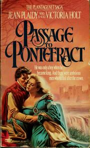 Cover of: Passage to Pontefract by Jean Plaidy