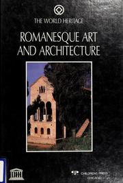 Cover of: Romanesque art and architecture